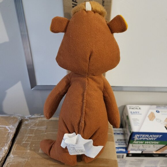 Vintage 1980 Mighty Star Boo Boo Bear Plush 12" Stuffed Animal Yogi Hanna... - Picture 2 of 7